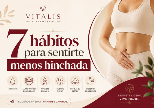 7 hábitos para sentirte menos hinchada