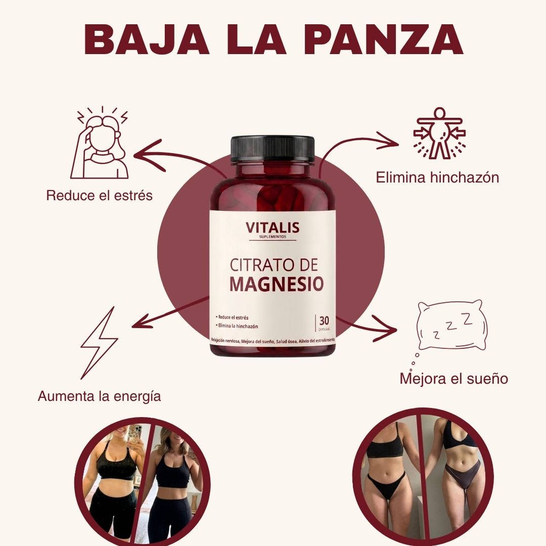 CITRATO DE MAGNESIO - ELIMINA LA HINCHAZÓN