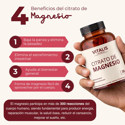 CITRATO DE MAGNESIO - ELIMINA LA HINCHAZÓN