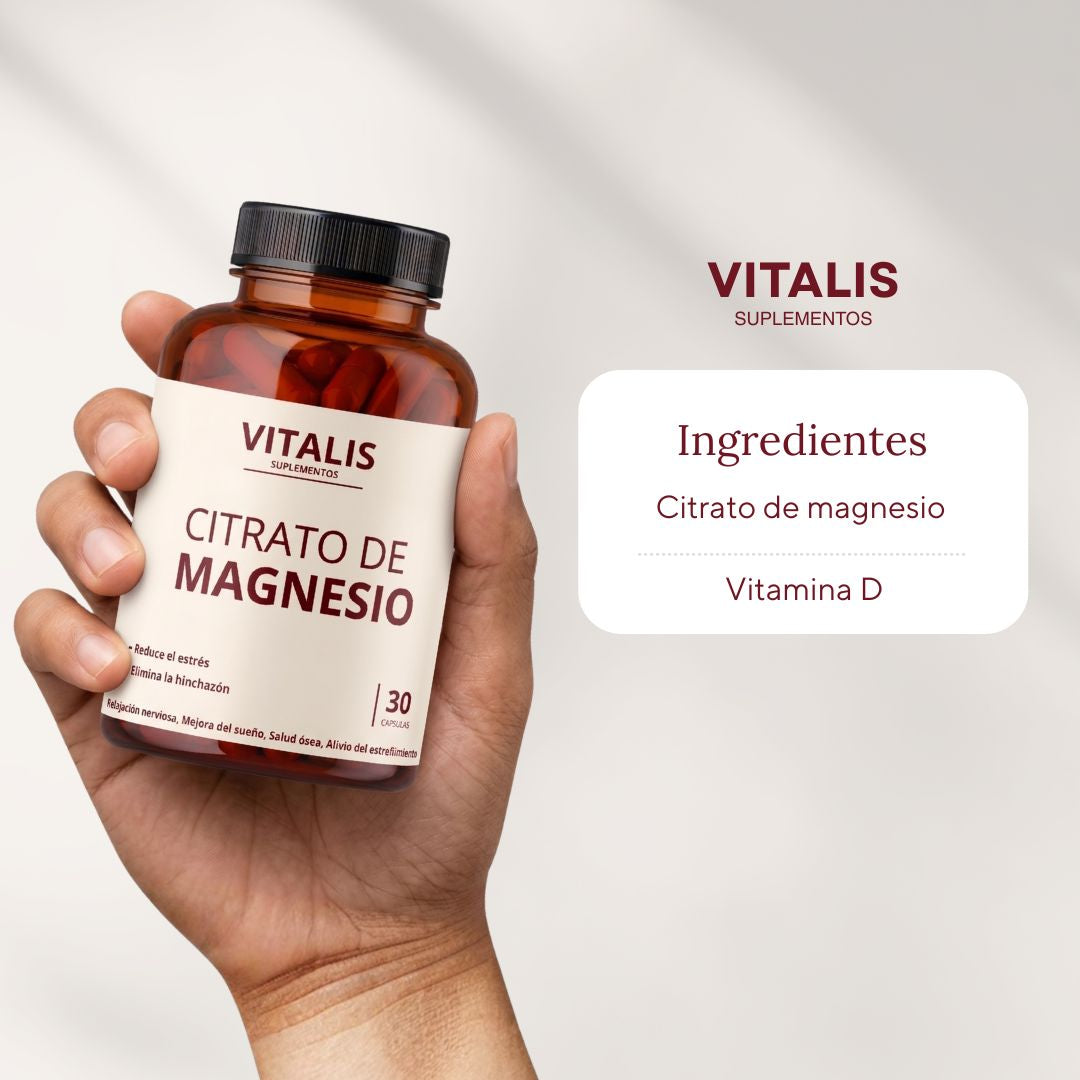 CITRATO DE MAGNESIO - ELIMINA LA HINCHAZÓN
